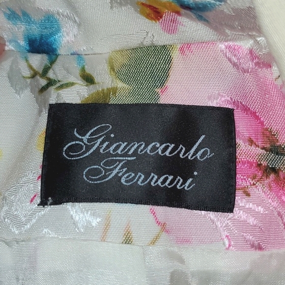 Giancarlo Ferrari Vintage Floral Blazer Size 12 - Picture 3 of 10